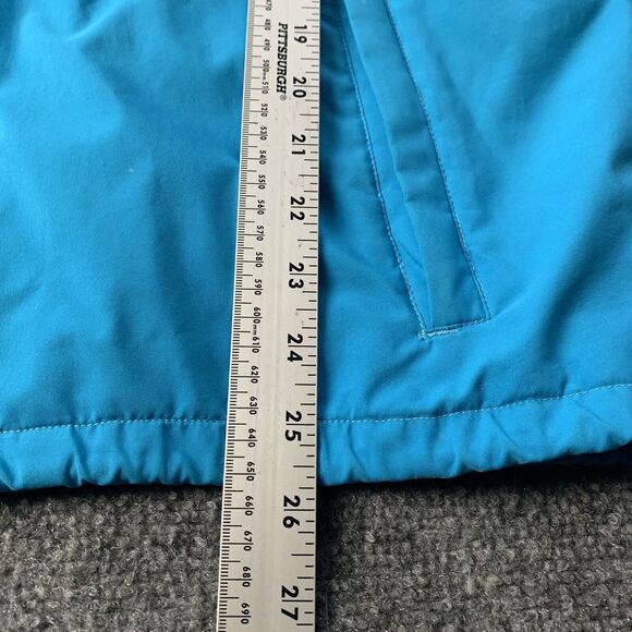 VTG Eddie Bauer A Legend ￼Women’s Jacket Full Zip Retro ￼Pink Blue White Size M - Picture 10 of 11